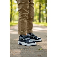 Tuğba Ortopedi 259 Çocuk Okul Öncesi Deri Sneaker Lacivert