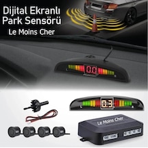 Peugeot 3008 Dijital Ekranlı Araç Park Sensörü Siyah Renk Ses Ikazlı