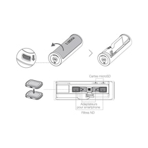 Djı Pocket 2 Şarj Kılıfı Rahat Spin-to-open Tasarım, Yolda Şarj, Saklama İçin Uygun, Rahat Taşıma İçin Kordon Deliği, Daha Uzun Çekim Süresi İçin Etkileyici 1500 Mah Güç
