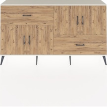 Arges Konsol 3 Raflı 2 Çekmeceli 4 Kapaklı 176x30x99 Aytaşı-çam Atlas Çam/atlas Çam - Aytası