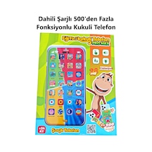 Şarjlı Kukuli Telefon Pro Max Dokunmatik 500+ Fonksiyonlu Türkçe Sesli Işıklı Müzikli Lisanslı