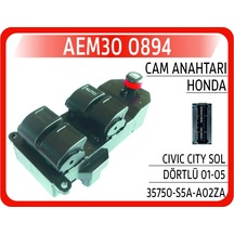 Aem Cam Açma Düğmesi Sol Takım Honda Cıvıc 1.4l D14z6 1.6l D16v1 D16w7 Vtec Ep Es Eu Kasa 01-05 / Cr -v 2.0l K20a4 Rd8 Kasa 02-06 Aem30 0894 35750s9a405 35750s5lt01 35750s5sg01