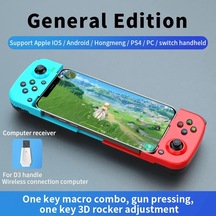 Kırmızı-gamepad Android Ps4 Denetleyici Bluetooth5.0 Oyun Denetleyicisi Joystick Kablosuz Oyun Klavyeleri Pubg Android İos İçin Ns Anahtarı