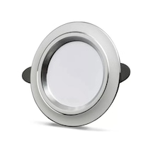 Cata 5 Adet Ct-5257 6w Zebra Led Armatür Beyaz-krom 3 Renk