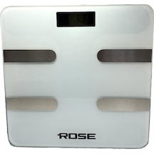 Rose Akıllı Yağ Ölçer Dijital Tartı - Beyaz