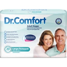 Dr. Comfort Yetişkin Belbantlı Hasta Bezi L 30'Lu