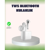 İphone 11 12 13 14 15 Destekli Kablosuz Kulaklık Gürültü Önleyici Hifi Ses Beyaz