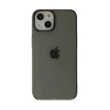 Apple iPhone Uyumlu 14 Plus Kılıf Pc Sert Şeffaf Kapak - Siyah İtdark29636