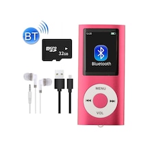 5007mp 32gb Tf Kart  Metal Mp3 Player Renli Ekranlı Fm Radyolu Bluetoth Lu Hafıza Kartı Girişli Müzik Çalar 32gb