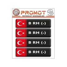 Kan Grubu 3d Sticker 4'lü Set 004 Diğer