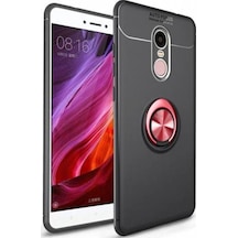 Xiaomi Redmi Note 4 4X Kilif Yüzüklü Tam Korumali Silikon Kapak 416938184