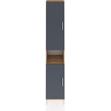 Hyperion Dolap 7 Raflı 2 Kapaklı 44x44x243 Çam-antrasit Çam Hyperion Dolap 7 Raflı 2 Kapaklı 44x44x243 Çam-antrasit Çam