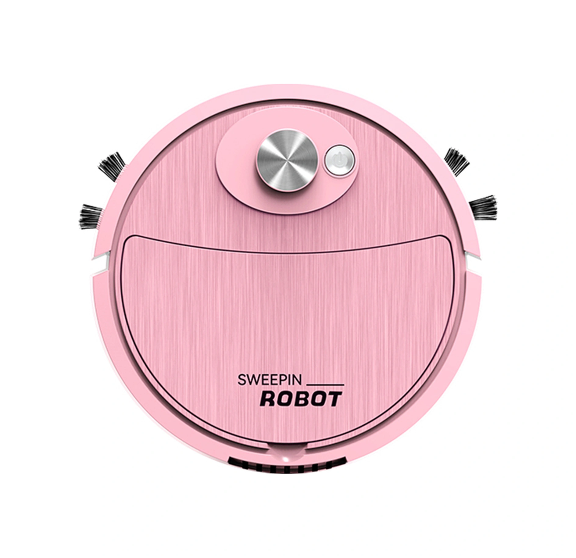 Dofolink Akıllı Süpürge Robotu - 3'ü Birinde Süpürme, Emme, Mopping Usb Şarjlı, Sessiz Motor, Ev Aletleri Pembe Pembe