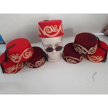 Sedacankostüm Işlemeli Otantik Osmanlı Fesi