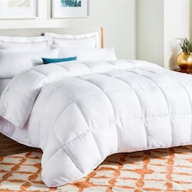 Elassa Soft Elyaf Microfiber Çift Kişilik Yorgan 200 x 220 Beyaz