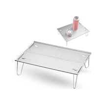 Dancemonkey Luckstone Zdz-003-gy Alüminyum Katlanır Masa Gümüş Gümüş