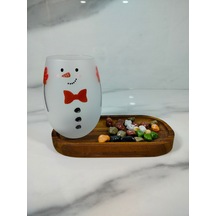 Snowman Meşrubat Bardağı Kırmızı
