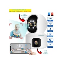 Güvenlik Kamerası Çift Kameralı 2mp +2mp 4mp Uzaktan İzleme