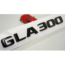 GLA 300 Bagaj Parlak Siyah ABS 3M 3D Yazı Logo