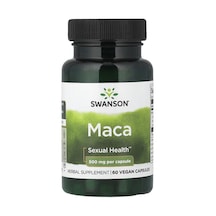 Takviye Swanson Vitamins, Maca, 500 Mg, 60 Vegan Capsules