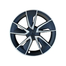 Red Lion Parts Tesla Model Y Juniper 2025+ Uyumlu 19 İnç Uberturbine Stil Jant Kapağı Seti - Mat Siyah 4 Adet