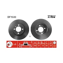 Vw Polo 3 Fren Diski On 1995-2000 Trw Df1533 2adettir