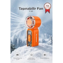 Şarjlı El Vantilatörü Fener Özellikli Taşınabilir Mini Fan F65