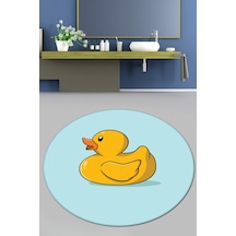 Canard Çap Banyo Halısı Djt 100x100 cm Çok Renkli