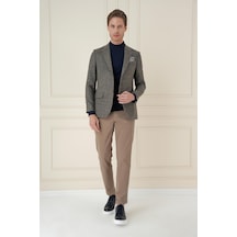 C 693 Slim Fit Bej Spor Ceket Bej