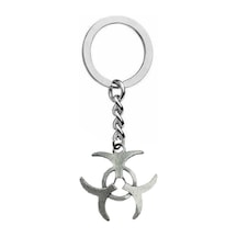 Biohazard Sembol Tasarımlı 60 Cm Zincirli Unisex Kolye Gotik Ve Punk Stil Aksesuar