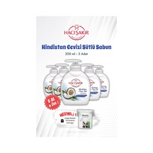 5 Al 4 Öde Hacı Şakir Hindistan Cevizi Sütlü Sıvı El Sabunu 300 Ml Ve Rosıe