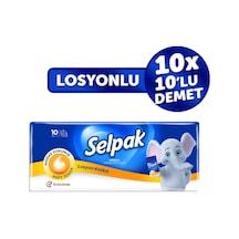 Selpak® Losyonlu Mendil 100'lü ( 10 x 10 )