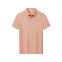 New Performance.arw98336.serintutan-antibakteriyel-yüksek Kalite.çıtçıtlı Polo T.shirt Pudra