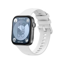 Newface - 595 - Huawei Watch Fit 3 Kla Kordon - Edntrend - - Beyaz