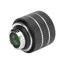 Xindoker Freezemod 12mm Petg/pmma Demir Boru Bağlantısı, Silikon Halka İle 20kg Düşme Engeli, G1/4 Erkek Diş, Bakır Gövde Siyah Hygkn-b12m