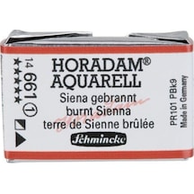 Schmincke : Horadam Aquarell Artist Sulu Boya : Tam Tablet : Seri 1 661 Burnt Sienna