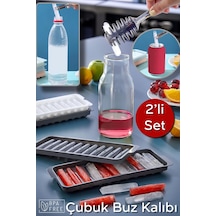 11'li Çubuk Buz Kalıbı Bpa Free - 2 Adet Buzluk Plastik Diğer