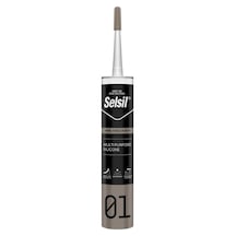 Selsil Genel Amaçlı Silikon Şeffaf 280 Gr Tr Selsil Tehlikeli Değil