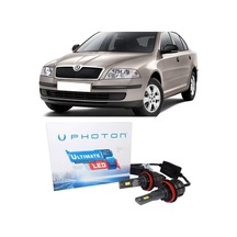 Skoda Octavia Mk2 Led Xenon Kısa Far Ampulü H7 Ultimate 9500 Lumens Yeni Seri Beyaz 2004-2009