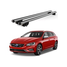 Kanca Volvo V60 Sw 2010-2018 Uyumlu Gri Kilitli Ara Atkı 120cm Port Bagaj Tavan Barı