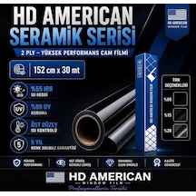Seramik Cam Filmi %20 152x5 2 Ply Yüksek Cam Filmi