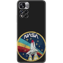 Xiaomi Note 11 Pro 5G Kılıf Resimli Desenli Baskılı Silikon Nasa 1326