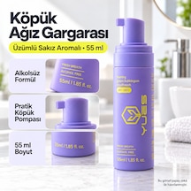 Yues Üzümlü Sakız Aromalı Alkolsüz Köpük Ağız Gargarası 55 Ml