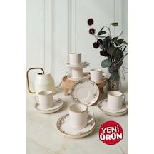Keramikabronze Bloom Nordic Kahve Takımı 12 Parça 6 Kişilik 22928