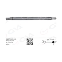 Gva Aks Mılı Arka Sol Ince Kısa 840mm Mercedes Sprınter B906 . Vw Crafter 30-35-50 Z:26-29 Gva 4499153 A9063502510 2e0501171e