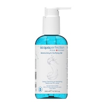 Acqua Perfection Nemlendirici Ve Temizleyici Yüz Temizleme Jeli 200ml Arındırıcı Siyah Nokta Akne Karşıtı Leke Açıcı