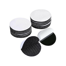 Halı Kaydırmaz Ped 10'lu Set - Çift Taraflı Yapışkanlı Cırtlı Halı Sabitleyici Bant - 5cm Yuvar