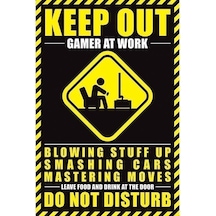Maxi Poster Gamer At Work Do Not Disturb