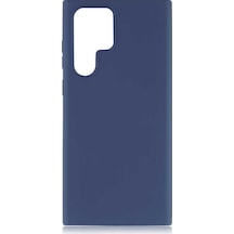 Galaxy Uyumlu S22 Ultra Kılıf Klfs Premier Silikon Kapak - Lacivert Lacivert