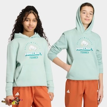 Adidas K Minecraft Mt Çocuk Yeşil Sweatshirt Kv6480